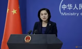 Phát ngôn viên Bộ Ngoại giao Trung Quốc Hoa Xuân Oánh. (Ảnh: Reuters)
