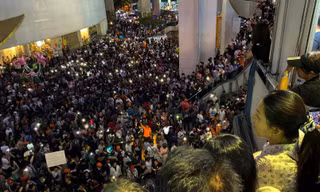 Cuộc biểu tình cuối tuần qua ở Bangkok, Thái Lan. (Ảnh: Reuters)