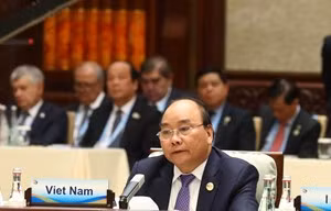 Thủ tướng Nguyễn Xuân Phúc phát biểu tại diễn đàn. (Ảnh: VGP)
