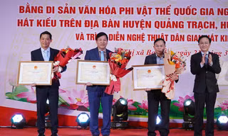 Hát Kiều được công nhận Di sản Văn hóa phi vật thể quốc gia 
