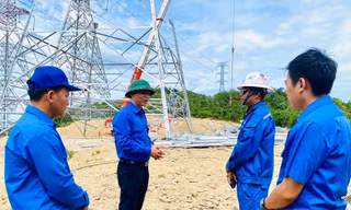 Tuổi trẻ Quảng Bình chung tay hỗ trợ thi công Dự án đường dây 500kV mạch 3