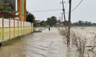 Bé 3 tuổi đuối nước tử vong ở vùng lũ Quảng Bình 