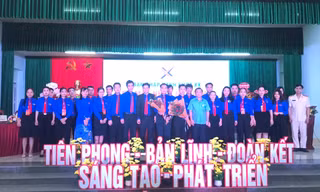 BCH mới ra mắt Đại hội Đoàn TNCS Hồ Chí Minh thị xã Ba Đồn (Quảng Bình)