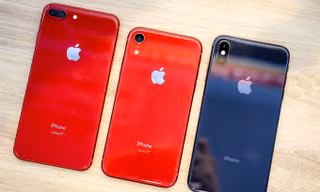 iPhone XR so dáng iPhone XS Max và 8 Plus