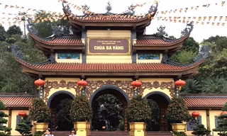 Chùa Ba Vàng. Ảnh: Minh Cương
