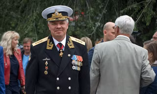 Tư lệnh Hạm đội Biển Đen của Nga, Đô đốc Alexander Vitko. Ảnh: Sputnik 