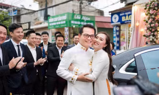 NSND Trung Hiếu và vợ trẻ tổ chức đám cưới tại quê vợ ở Sơn La