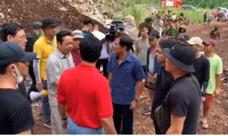 Hậu trường chuẩn bị cho đại cảnh sập mỏ đá kinh hoàng trong "Sinh tử"