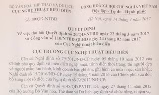 Cục chính thức thu hồi lệnh tạm dừng lưu hành 5 ca khúc trước 1975