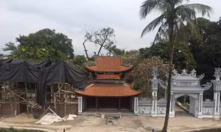 Nhà chùa cho xây mới cổng chùa Bối Khê khi chưa xin phép cơ quan quản lý
