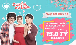 Cua lại vợ bầu đạt kỷ lục doanh thu một ngày cao nhất trong lịch sử