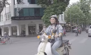 Hình ảnh trẻ trung của Mai Diệu Ly trong MV "Ngẫu hứng phố" của Trần Tiến