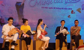 Nhã Phương thanh minh chuyện không cố tình "sờ ngực" Nhan Phúc Vinh. Ảnh: Bảo Hân