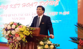Nhạc sỹ Đinh Trung Cẩn, Tổng Giám đốc VCPMC thông báo kết quả hoạt động năm 2018
