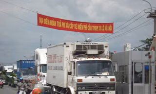 Nhiều đơn vị vận tải ở TPHCM đã tăng giá cước 3-5% Ảnh: HT