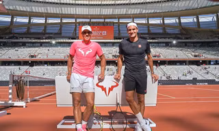 Federer đăng tấm hình anh chụp chung với Nadal