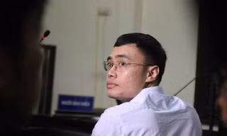 Cựu nhà báo Lê Duy Phong tại phiên tòa 20-4