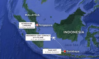 Sơ đồ đường bay chi tiết. Ảnh: ABC News