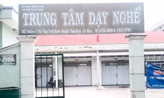 Trung tâm dạy nghề huyện Thới Bình (Cà Mau).