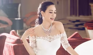 “Nữ thần sexy Châu Á” đẹp rạng rỡ khi khoác áo tân nương