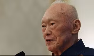 Cựu Thủ tướng Singapore Lý Quang Diệu. Ảnh: Channel News Asia