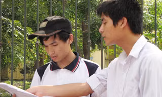 Chiều nay, ba thí sinh thi lại môn toán