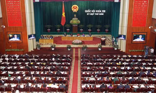 Năm 2013: Chưa đưa Luật Biểu tình vào chương trình nghị sự