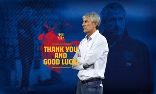 Barcelona vẫn dành lời cảm ơn cho HLV Quique Setien