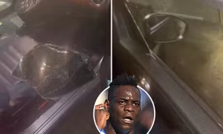 ‘Ngựa chứng’ Balotelli bị phá nát siêu xe 