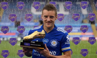 Jamie Vardy lần đầu giành Chiếc giày vàng Ngoại hạng Anh.