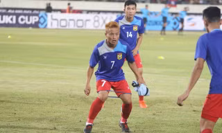 Soukaphone Vongchiengkham (số 7) bỏ dở AFF Cup 2018