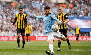 David Silva trong tình huống mở tỷ số trận đấu