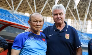  HLV Park Hang Seo gặp lại HLV Guus Hiddink.