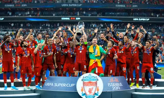 Liverpool vô địch siêu cúp châu Âu 2019.