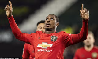Odion Ighalo đã có 3 bàn thắng cho M.U.