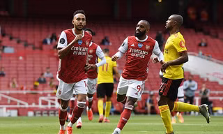 Pierre-Emerick Aubameyang khiến Watford ôm hận.