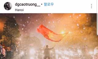 Hình ảnh trên Instagram do tờ Sport Chosun chụp màn hình