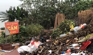 Bãi rác tự phát tràn lan, người dân khốn khổ 'sống chung' với mùi hôi thối
