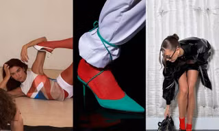Thêm may mắn đầu năm, thử điểm nhấn phong cách với quần tất màu đỏ đang trend