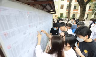 Điểm trúng tuyển xét học bạ của Học viện Ngân hàng cao nhất 28,25 điểm