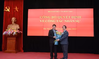 Bộ GD&ĐT bổ nhiệm Cục trưởng Cục Quản lý chất lượng
