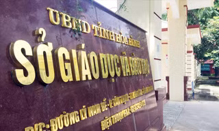 Trụ sở Sở GD&ĐT tỉnh Hòa Bình. Ảnh: Nguyễn Hoàn
