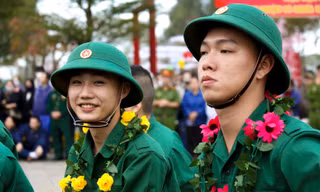 Hơn 1.400 thanh niên Đà Nẵng hào hứng lên đường nhập ngũ