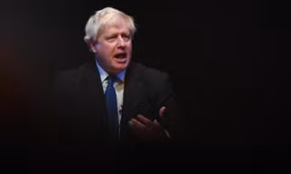 Ông Boris Johnson phát biểu trong một phiên họp thuộc Hội nghị Đảng Bảo thủ, (tháng 10/2018)