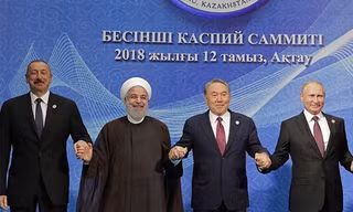 Nga, Thổ Nhĩ Kỳ và Iran, ba thành viên trong Cơ chế Sochi đang nỗ lực liên kết với các quốc gia khác chống lại cuộc chiến thương mại với Mỹ. Ảnh: Guardian.