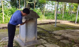 Bảo vật quốc gia bia Sùng Chỉ xuống cấp