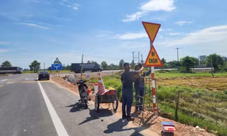 Khắc phục bất cập dọc tuyến đường dẫn lên cao tốc ở Hà Tĩnh để giảm tai nạn