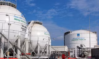 Kho chứa LPG tại cảng Thị Vải (Vũng Tàu) 