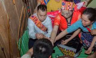 'Xủ vắn pợ mơ': Độc đáo tục làm vía đón dâu của đồng bào dân tộc Thái 