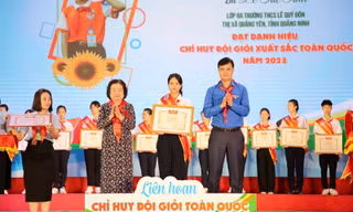Tuyên dương 207 Chỉ huy Đội giỏi toàn quốc 2023: Cánh chim đầu đàn - chủ nhân đất nước